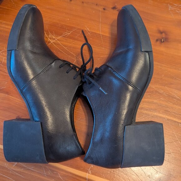 Camper chunky heeled leather oxfords, size 8.5 (see description re: sizing), EUC - Picture 2 of 4